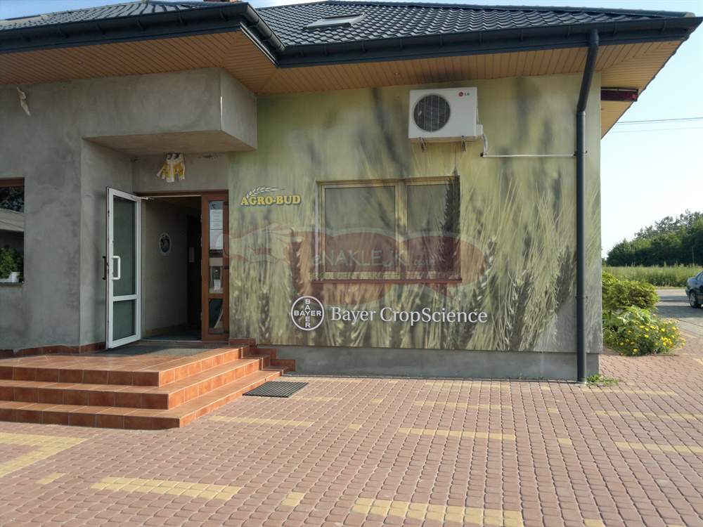 naklejka na elewacji